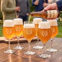 Yoursurprise Craft-Beer-Glas mit Gravur - Modern - 6 Stück