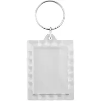 Combicraft Foto Schlüsselanhänger Rechteck geriffelt, 40x45mm - 25 Stück