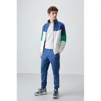 Tommy Life Herren Color-Blocked Zip Sweatshirt und Hosen Set