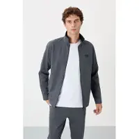 Tommy Life Herren Sweatshirt- und Hosen-Set mit Reißverschlusskragen