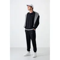 Tommy Life Herren Oversized Sweatshirt- und Hosen-Set