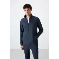 Tommy Life Herren Sweatshirt mit Reißverschlusskragen und Hose Set