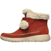 SKECHERS - "On The Go Joy" Winterstiefel für Damen, Wildleder (Rostfarben)