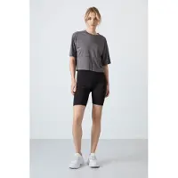 Tommy Life Hochtaillierte Sportleggings mit Shorts