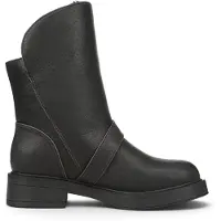 Blowfish Damen Winter-Bikerstiefel aus schwarzem Kunstleder - Venice-Cozy
