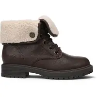 Blowfish Damen Winterstiefel zum Schnüren aus braunem Kunstleder - Andy-Cozy