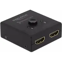 DeLOCK 64072, HDMI, Schwarz, 60 Hz, 3840 x 2160, 3840 x 2160 Pixel, 530 mm