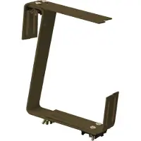 Windhager Blumenkastenhalter "zur Montage an Brüstungen und Balkongeländern von 3-14cm" maximale Belastung 25kg, 19x17cm, erhältlich in braun oder anthrazit
