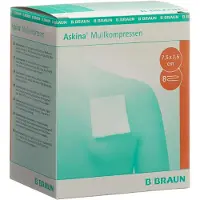 B. Braun Melsungen AG B.Braun Askina Mullkompressen 8-fach steril - 7,5 x 7,5 cm (25 x 2 Stck.) 25X2 St