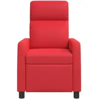 vidaXL Massage Relaxsessel Rot Kunstleder