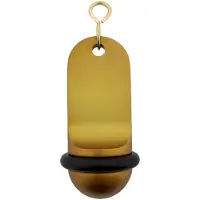 Combicraft Midi Classic Gold Aluminium Hotel Schlüsselanhänger 70x30 mm - 5 Stück