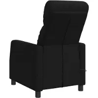 vidaXL Massage Relaxsessel Schwarz Stoff