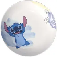 Villeroy & Boch Teller "Suppenteller Disney Stitch ø 18,7 cm bunt" Spülmaschinenfest, Mikrowellensicher