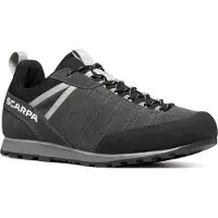Scarpa Crux 2 atmungsaktive und komfortable Herren Zustiegsschuhe mit extrem griffiger Vibramsohle Shark/Light Olive EU 43