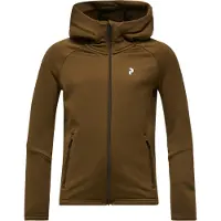 Peak Performance - Kid's Rider Essentials Zip Hood - Fleecejacke Gr 130 braun