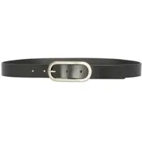 Lee Jeans Gürtel Oval Buckle in Black | Gr.: 70 cm