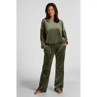 Hunkemoller Pyjamahose aus Samt Grün