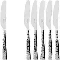 Villeroy & Boch Tafelmesser "Tafelmesser Blacksmith 231 mm 6er Set silber" Spülmaschinenfest