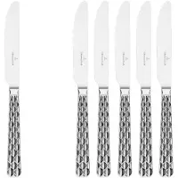 Villeroy & Boch Tafelmesser "Tafelmesser Boston 237 mm 6er Set silber" Spülmaschinenfest