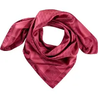 HUGO Halstuch "Auraize 90*90", Damen, pink (schwarz pink 655), Satin, Polyester, unifarben, Modetücher Halstuch, mit Print und Schriftzug
