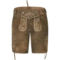 Spieth & Wensky Lederhose "Lederhose Karisma" mit traditioneller Stickerei