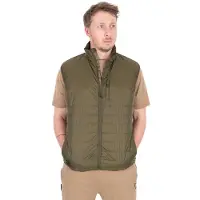FOX Olive quilted 100 Gilet - Angelweste, Größe:M