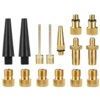 Semoic 15-teiliges Inflatorpumpen-Düsen-Set Presta Schrader Va