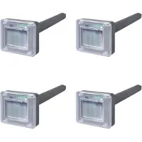 vidaXL 4x Solar Ratten Vertreiber Rattenschreck Mäuse Falle