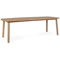 Bizzotto Gartenesstisch Pablo - Akazienholz Natur, Teakoptik, 240 x 100 cm