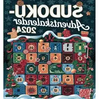 OEM Sudoku Adventskalender 2024 - 24 Tage Puzzels für Geistige Herausforderung und Feststimmung