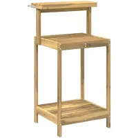 vidaXL Outdoor Umtopfbank 56,5 x 48,5 x 107 cm Massivholz Akazie Weiß