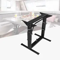 StarTech.com Klappbares Tischbein und Bettgestell für Wohnmobil - HW-RTL70 Tischfuß - Basis für Esstisch im Camper - Für Wohnwagen, Boot, Outdoor - Platzsparend - Schwarz