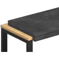 vidaXL Bankkissen Plüschcord Dunkelgrau Tiefe 35 cm