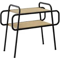 vidaXL Couchtisch Sonoma-Eiche 60 x 30 x 51 cm Holzwerkstoff