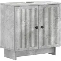 vidaXL Waschbeckenschrank EDE Betongrau 59,5 x 31,5 x 59 cm