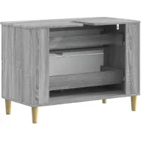 vidaXL Waschbeckenschrank DELFT Sonoma-Grau 82 x 41 x 59 cm