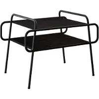 vidaXL Couchtisch Schwarze Eiche 70 x 50 x 51 cm Holzwerkstoff