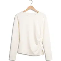 My Essential Wardrobe Damen Blusen Mwhelle Asymmetric Blouse - Gebroken Wit - Größe L