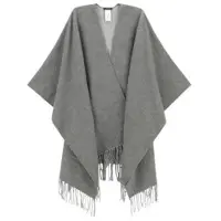 GUESS für Damen. AW5660POL03 Poncho Grau meliert (OSFA), Lässig, Polyester