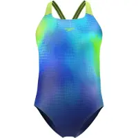 Speedo Print Powerback Badeanzug