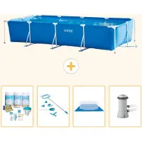 Intex Rechteckiger Frame Pool - 450x220x84 cm - 5-teilig S20848