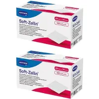 Hartmann Soft-Zellin Alkoholtupfer 30x60 mm 2x 2x100 St Tupfer