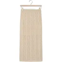 MSCH Copenhagen Damen Röcke Mschcelestina Hw Skirt - Creme - Größe L/XL