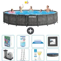 Intex Prism Frame Pool Rund - 549x122 cm - 7-teilig S563