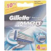 Gillette Mach3 Turbo Ersatzklingen fü r Herren 4 ks