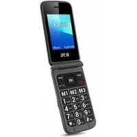 SPC Stella 2, Klappgehäuse, Dual-SIM, 6,1 cm (2.4"), 0,08 MP, 800 mAh, Grau