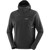 Salomon - Hybrid-Jacke mit halbem Reißverschluss &ndash; Herren &ndash; Sense Aero Hybrid HZ Hd M - Sense Aero Hybrid HZ HD M Deep Black für Herren -