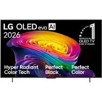 LG OLED evo AI OLED42C6ELB, 106,7 cm (42"), 3840 x 2160 Pixel, OLED, Smart-TV, WLAN, Schwarz