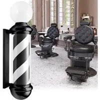 Calissimo Deckenstütze Lampe LED Friseursalon Friseur Zeichen Werbung Salon 81.5cm