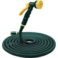 Famanu Gartenschlauch 25FT - Erweiterbar mit 7 Sprühmustern